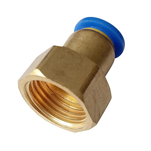 MOOCO MORNING 4mm/6mm/8mm/10mm/12mm OD * 1/8"/1/4"/3/8"/1/2" bspp Pneumatische Air Push In Quick Fitting Rechte Vrouwelijke Connector - Afbeelding 5