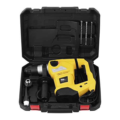 MSW Bohrhammer Bohrmaschine Meißelhammer Hammerbohrer BOH-1800-1 (1.800 W, 900 U/min, 4.000 Schläge/min, SDS-Plus, max… – Bild 5