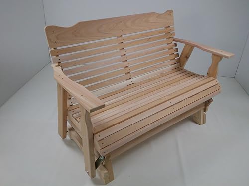 Kilmer Creek 4 Foot Cedar Outdoor Porch Glider, Amish Crafted Kilmer Creek 4 Foot Cedar Outdoor Porch Glider, Amish Crafted