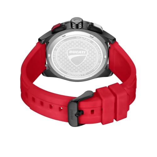 Image of Ducati Extreme Sports Chronograph Analog Quartz Men's Watch with Silicone Strap