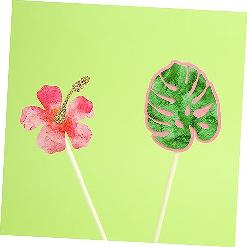 Ciieeo 3 Pecas Desenho Animado Topos De Cupcake Decoração Infantil Velas De Aniversário Flamingo Dec