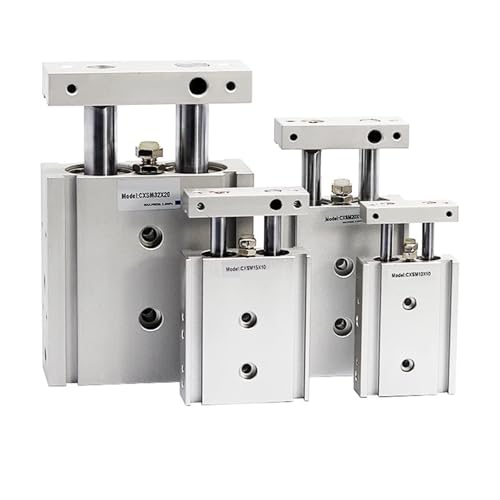 Vérin pneumatique double axe CXSM rigidité supérieure 35mm