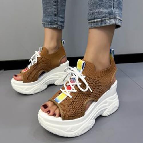 Sandales compensées blanches pour femmes chic et rétro de style romain