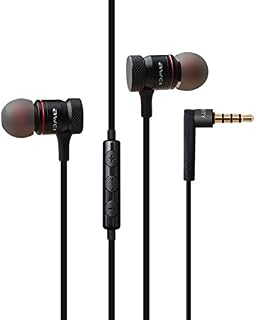 AWEI in Ear Headphones Noise Cancelling Earbuds Gold Plated Plug Wired Earphones