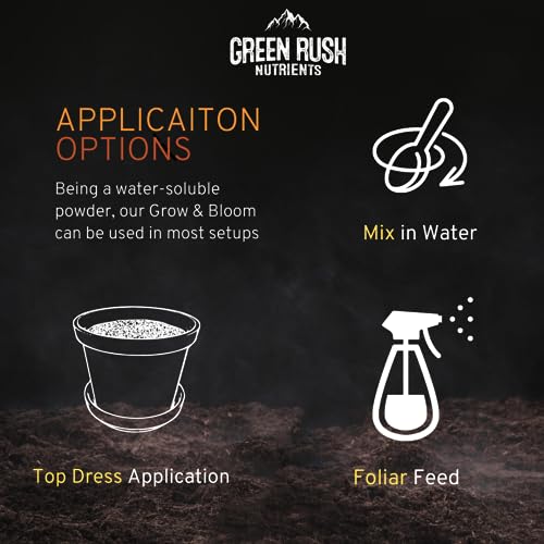 Green Rush Nutrients Organic Beefy Bud Bloom Plant Food Nutrients for Bloom & Flowering Stage Plants (500g)