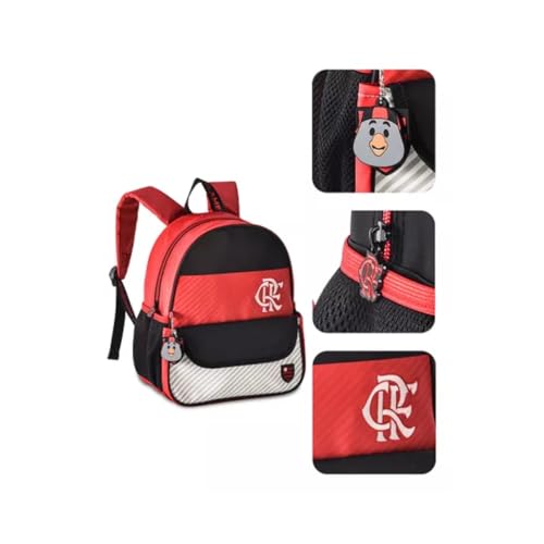 Kit Mochila Estojo Lancheira Infantil Flamengo Clio Style