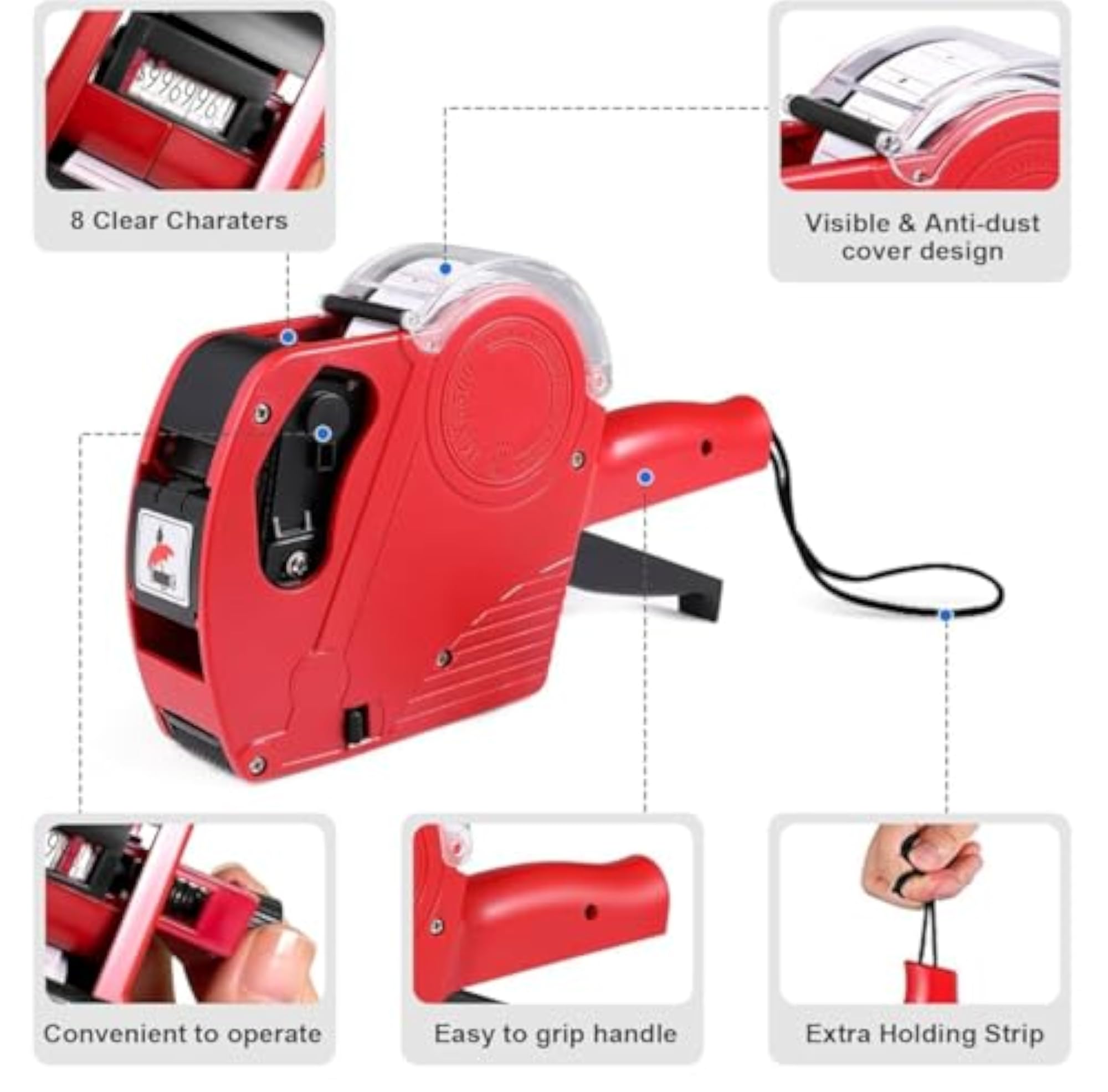 MHK MX5500 Pricing Tag Gun with 5150 Label Stickers