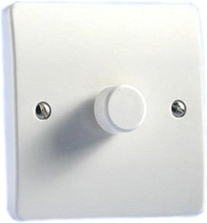 MK Logic Plus K1501 WHILV 2 way Low Voltage Dimmer, 1gang, 500W/400VA