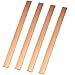 4 PCS Flat Copper Bars - C110 Copper Bus Bar, 1/8 x 1 x 6 Inches Long Solid Copper Plate, Mill Stock Copper Sheet for DIY Crafts, Jewelry Repairs, Circuit Boards, Electrical Welding Projects