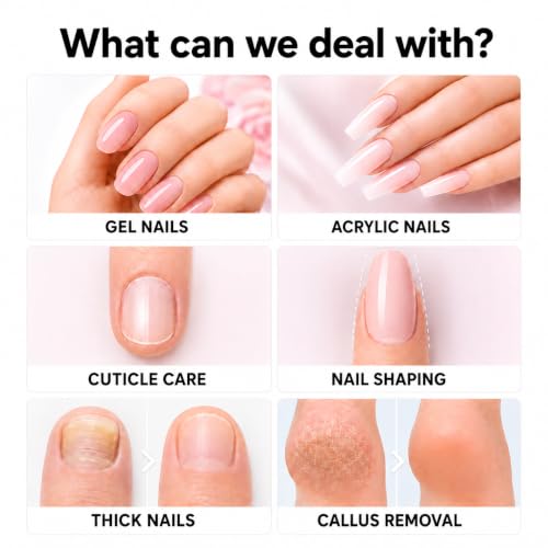 Perceuse à ongles portable blanche pour manucure et pédicure nomade - 2
