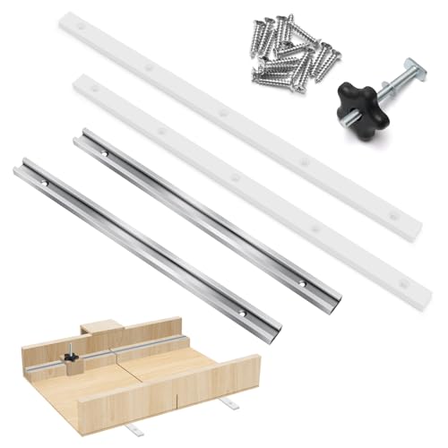 La Mejor Selección de Rieles de corte para comprar hoy. 43 Kit de trineo de corte transversal para sierra de mesa Coolrunner Juego de trineo de corte transversal para sierra de mesa con 2 pistas T de aluminio, 2 barras de inglete UHMW,...