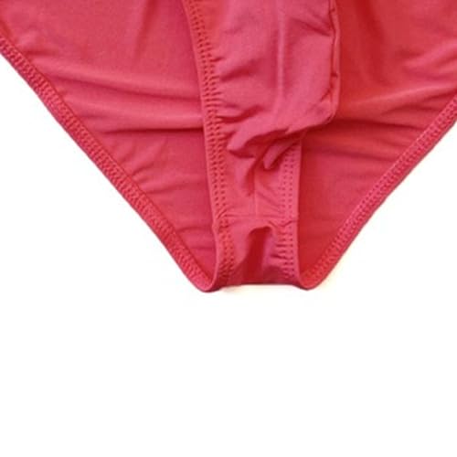 JEKE-DG Men's Low Waist Ice Silk Underwear Solid Color Triangle Panties Breathable Thin Bikini Briefs Underwear4