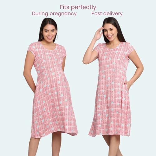 Image of Morph Maternity | Maternity Dresses for Women | Fits During Pregnancy & Post Pregnancy | Back Tie to Adjust