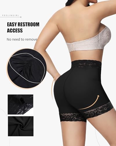 Image of SHAPSHE Butt Lifting Shapewear for Women Tummy Control Shorts Body Shaper Panties High Waisted Thigh Slimming Underwear