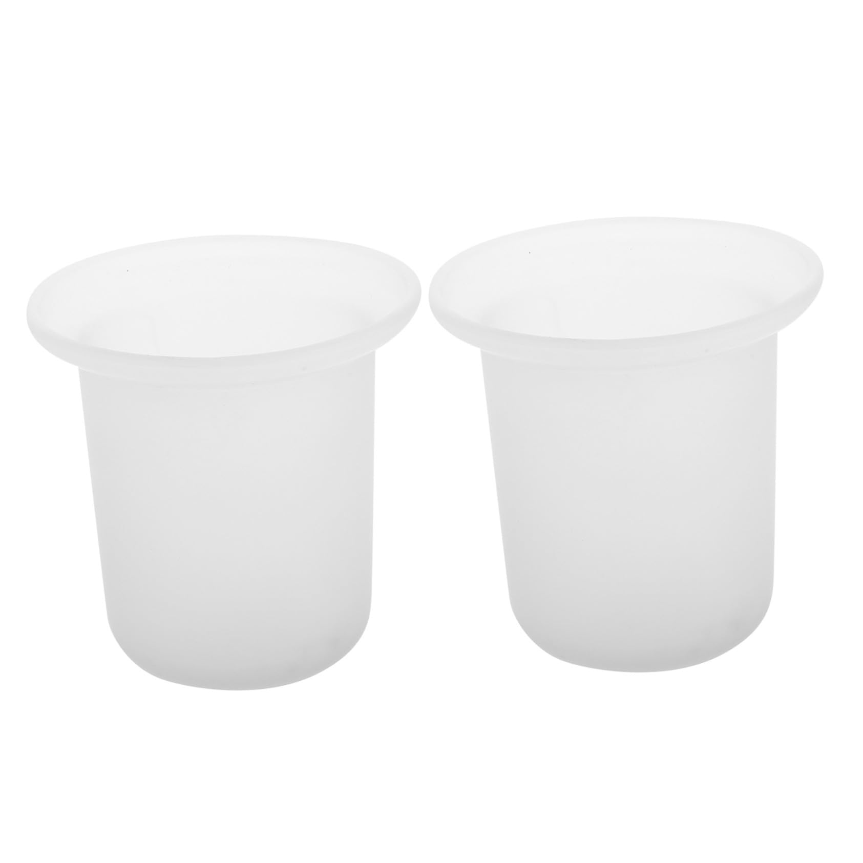 Support brosse WC verre dépoli IMIKEYA compact lot de 2