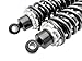 Rear Left & Right Street Rod Coil Over Shock w/180 Pound Black Coated Springs