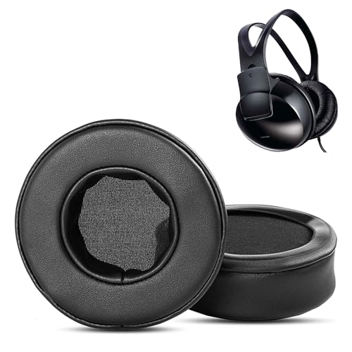Image of SHP1900 Headphone Ear pads replacement Compatible with Philips SHP1900 SHP8000 ISK960b Headphones(Protein Leather and Memory Foam ear cushions)
