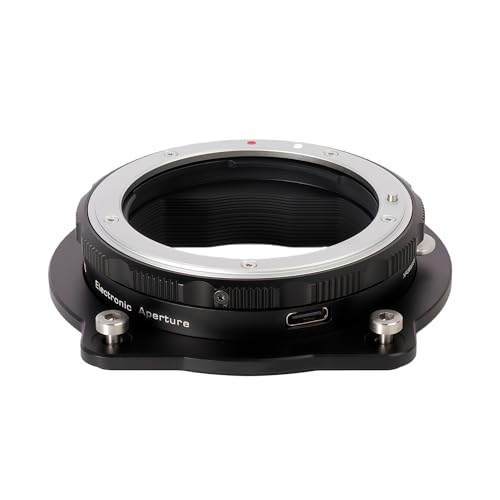 XPimage Lens Adapter Ring Compatible with Canon EF Mount Lenses to ARRI Camcorder Cinema Camera with Aperture Control