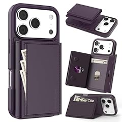 iPhone 17 Pro Max Case Wallet Dark Purple