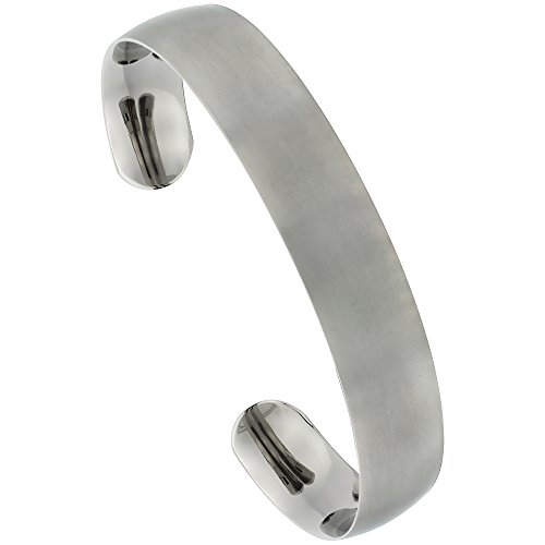 Sabrina Silver 12 mm Domed Titanium Cuff