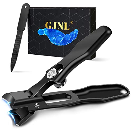 Wide Open Toenail Clippers For Seniors Thick Nails-No Splash Nail Clippers For Men-Heavy Duty Toe Nail Clippers For Women With Nail File-Fingernail Clipper With Catcher-Good Looking #TOP7