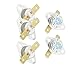 Aexit 5 Pcs Thermostats & Accessories 16mm Dia Ceramic Thermostat NC Temperature Switch Accessories KSD301 220C