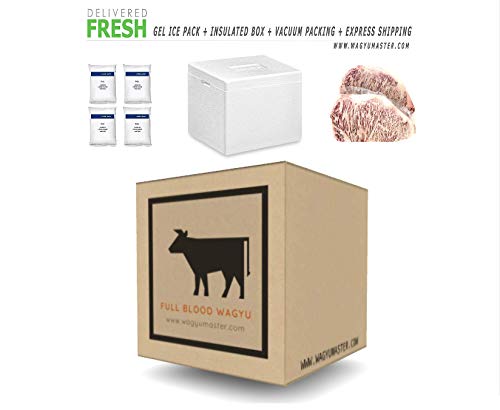 100% A5 Grade Imported Japanese Miyazaki Wagyu Beef, Ribeye Steaks, Whole Piece, 11-12 Pound