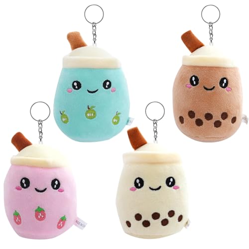 4 piezas Bubble Tea Peluche Pequeño Bubble Tea Peluche 4 piezas Bubble Tea Peluche Pequeño Bubble Tea Peluche