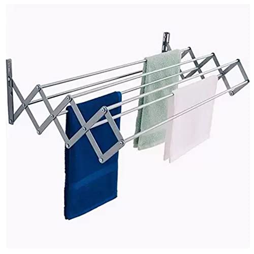 Varal de Parede Sanfonado Gibafér Alumínio, 100 cm