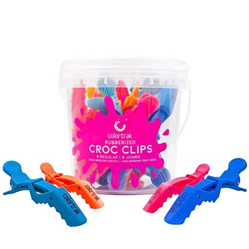 Colortrak Croc Hair Sectioning Clips 12 Pack, Assorted Sizes