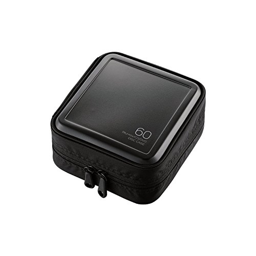 Elecom DVD BD CD case semi-Hard 60 Holds Black CCD-HB60BK