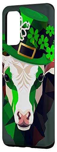 Galaxy S20+ St Patrick's Day Leprechaun Goat Clover Shamrock Irish Case #TOP1