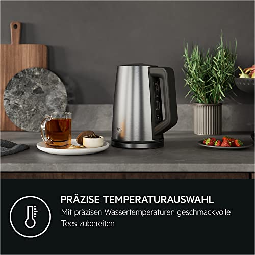 AEG Wasserkocher Deli 5, 2400 Watt, 5 Einstellbare Temperaturstufen, 1,7 l, 3-fache Automatische Sicherheitsabschaltung… – Ansicht 3