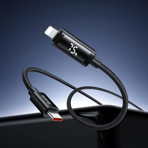 Image of mcdodo 1.2M USB C to USB C Cable 90 Degree Right Angle Type-C Charging Cable with LED Indicator Light Compatible with iPhone 17 16 15 Series, Galaxy S25 S24 S23 Series, iPad, MacBook, Etc.