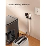 9 Pack Magnetic Cable Clips [Cable Smooth Adjustable] Cord Holder, Under Desk Cable Management, JOYROOM Adhesive Wire Holder Keeper Organizer for Home Office Desk Phone Car Wall Desktop Nightstand - Image 5