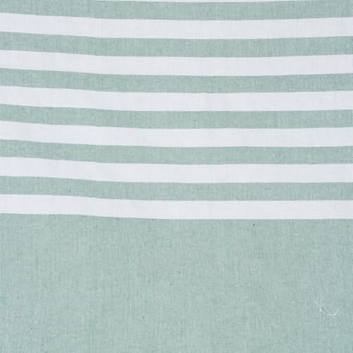 Image of Handmade Double Bedsheet 210 TC | Without Pillow Cover | Handloom Cotton Bedsheets for Double Bed | Double Bedsheet for Summer (Size 90X100 Inches, 7.5 x 8.3 Feet (Sea Green, Double Bed)