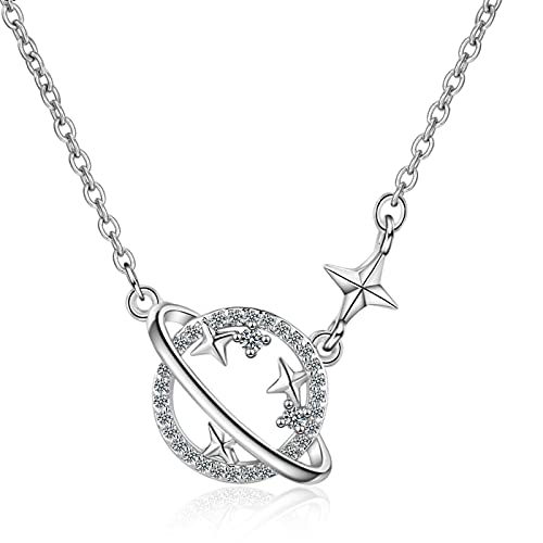 Collier Sweet Dream Planet pendentif élégant et chaîne de clavicule pour femmes