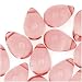 Czech Glass 9mm Teardrops Rosaline Pink (50 Beads) 915173