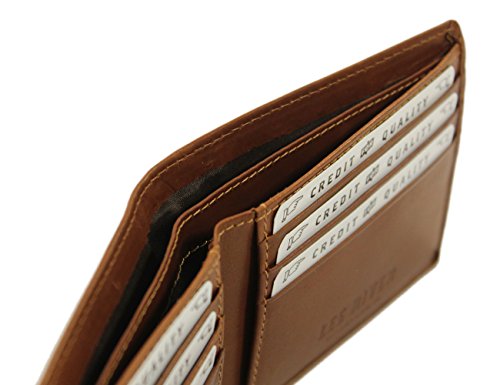 Biddy Murphy Irish Leather Wallet Black Celtic Wolf Hound Design Made in Ireland (Brown)3