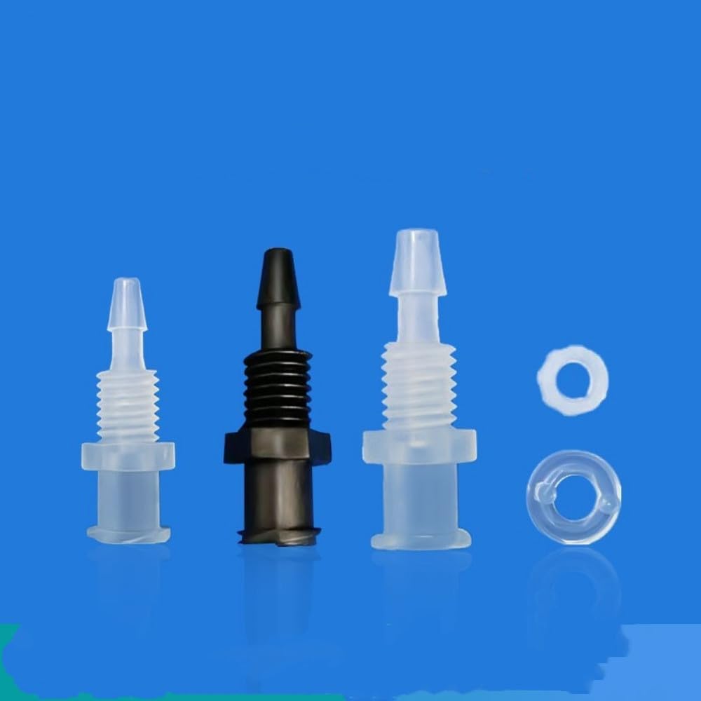 100 /pk Bulkhead Fittings LuertoBarbed Adapters., Food