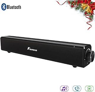 Soundbar, Foxnovo Soundbar TV 20W Wired and Wireless Home Theater Bluetooth Speaker Audio