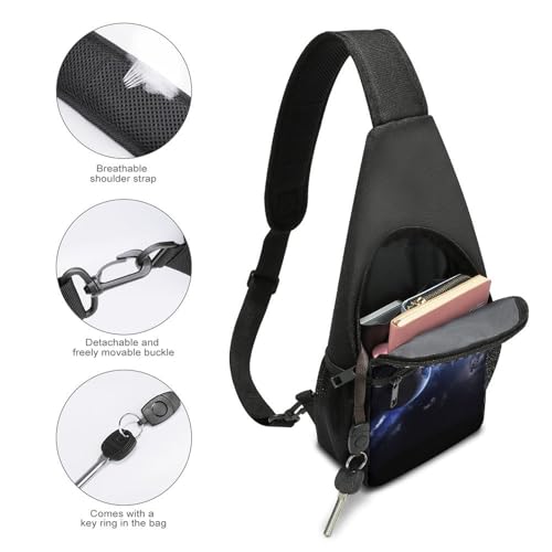 Mochila Sling para Viaje y Senderismo Ligera miniatura 4