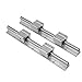 2Pcs 300mm12mm SBR12UU Linear Slide Rail Shaft Bearing Slide Block Industrial Grade Rail Positioning for DIY CNC Mills Lathes