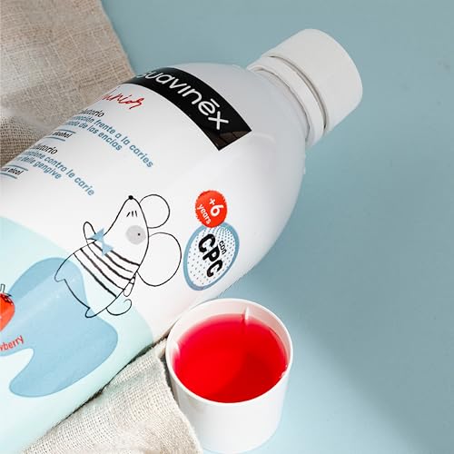 Suavinex, Mundwasser für Jungen und Mädchen ab 6 Jahren, verhindert Karies, schützt Zahnfleisch, alkoholfrei, glutenfrei, mit Fluor, CPC und gereinigtem Meerwasser, tägliche Verwendung – Bild 4