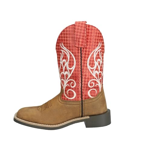 Smoky Mountain Western Boots Girls Rodeo Brown Distressed Rust 3315C