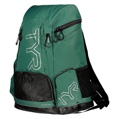 Image of Alliance Backpack TYR Wet /Dry Athletic Gym and Pool Bag for Men and Women - Separate Wet /Dry Compartments, 45L Capacity, Ergonomic, Water-Resistant - Available in Team Colors