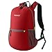 Produktbild Gonex 20L Leichter Tagesrucksack, Unisex Faltbarer Rucksack für Outdoor Wandern Reisen (Rot)