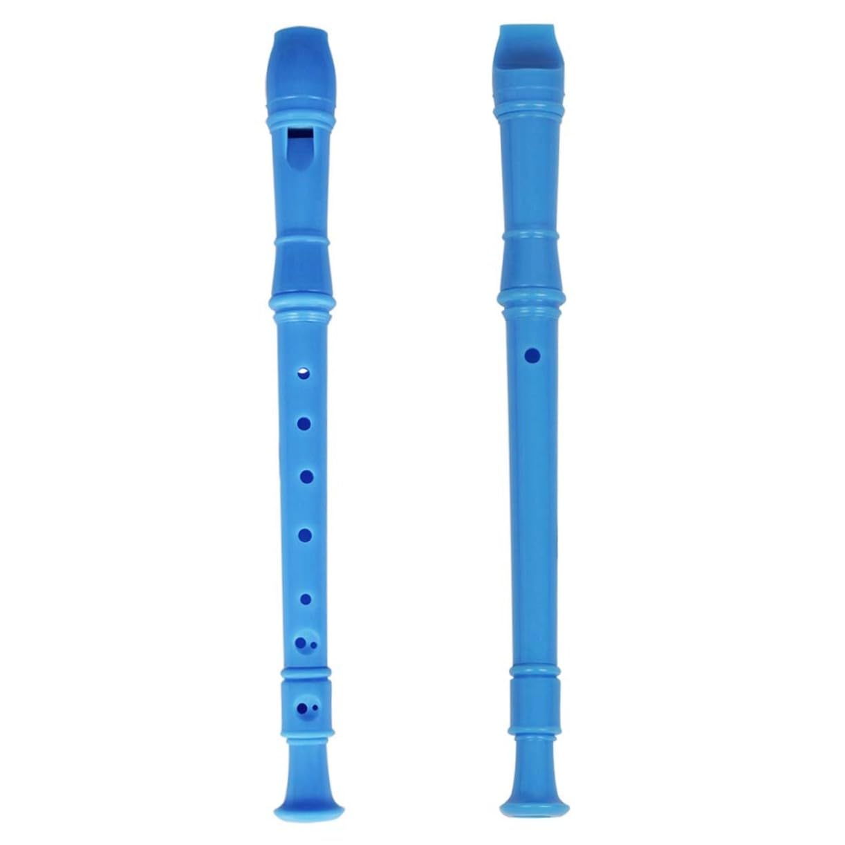 Holibanna Descant Recorder Flute for Safe Music Instrument for Beginners for Boys and Blue Color for Classroom Band Home Practice