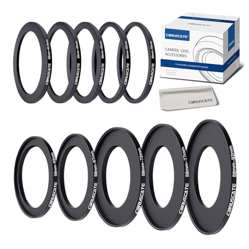 Anillo adaptador de filtro 58mm para usar tus filtros grandes en lentes pequeños