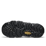 KEEN Men's Hyperport H2 Breathable Easy On Comfortable Hiking and Water Sandals, Black/Steel Grey, 10.5